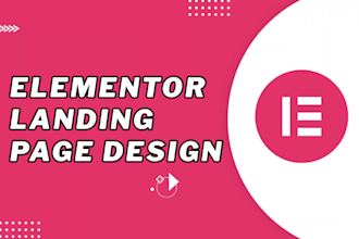 do high converting wordpress landing page design or website design by elementor