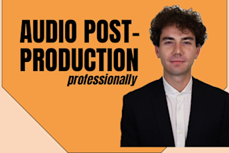 professionally enhance your audio file or music track in 24h