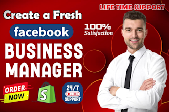 create a fresh eternal facebook business manager and ads account