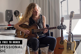 produce your rock sound for your song, podecast or brand