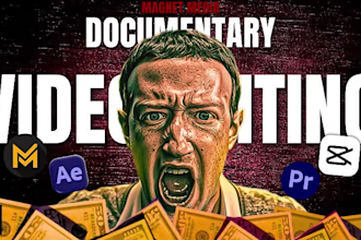 do documentary video editing like magnates media, james jani, moon, vox style