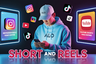 do viral short video editing for tiktok, instagram reels, and youtube shorts