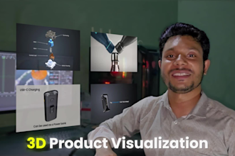 do 3d product animation for ecommerce, amazon, and ads