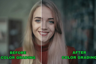 do cinematic and professional color grading