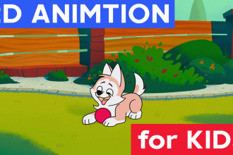 create colorful and joyful 2d animation for kids