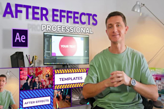 edit and customize after effects templates