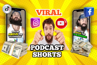 edit your podcast into short form video clips