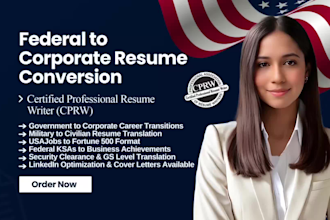 rewrite your federal resume for corporate jobs