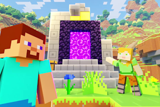 create a minecraft animation