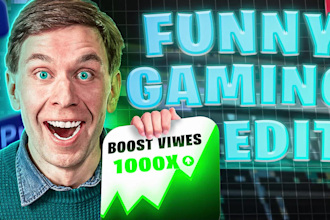 edit your gaming videos with memes for youtube in 24 hours