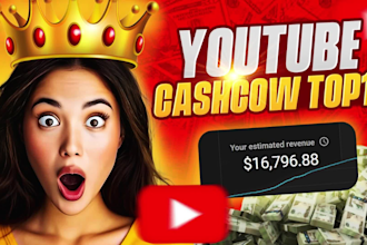 create top 10 cash cow videos, faceless videos and youtube automation channel