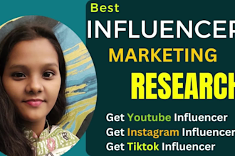 be your best influencer research manager, and get influencer all information