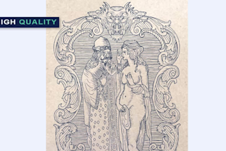 draw gothic medieval art illustration