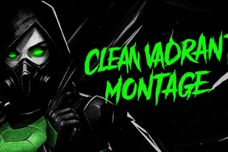 create high energy valorant, codm or any gaming montage