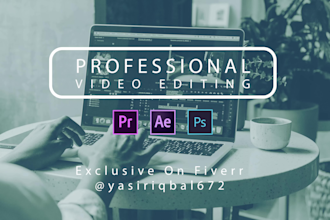 do professional video editing using premiere pro
