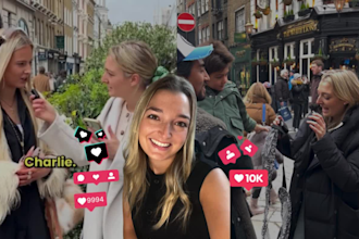create street interviews for your brand on tiktok, youtube, or facebook