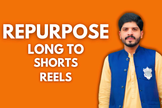 repurpose long form content into shorts, reels, tiktok video