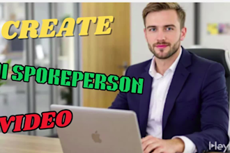 make ai spokesperson video in any language for promotion