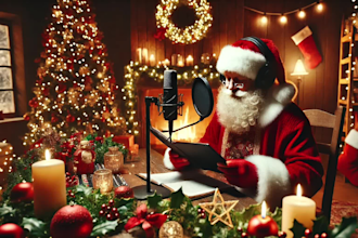 record a professional father christmas santa claus voiceover