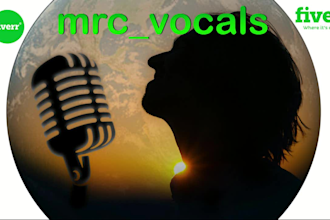sing your song, your lead, my backing vocals and be your coach on songwriting