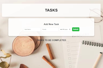 create a todo list for tasks