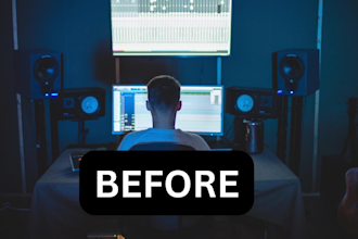 clean up, edit, fix, and mix audio with music