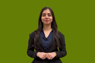 be your spokesperson for custom green screen videos