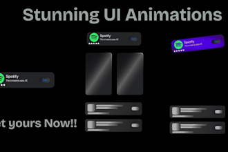create stunning UI animations for you