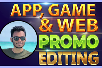 create amazing app or web promo video