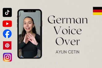 create german voice overs