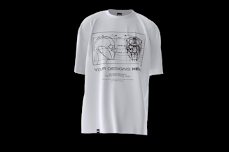 create a realistic tshirt design and 3d mockup