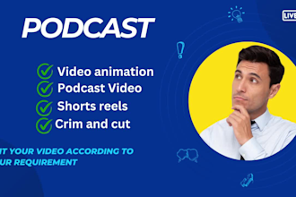 edit your short reels podcast,trim, yotube or what you want