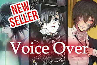 voice over anime male teen boy