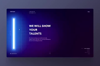 create webgl 3d website scene parallax animation herosection r3f gsap figma p5js