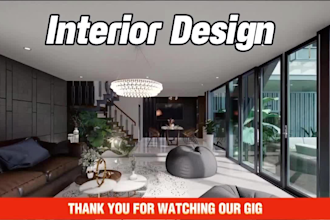interior renovation, design, decor for old apartment 3d