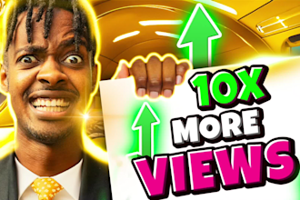 design a catchy youtube thumbnail