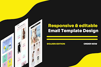 design a responsive and editable email template