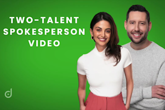 record a video with two talent