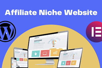 create a responsive affiliate niche or micro niche website