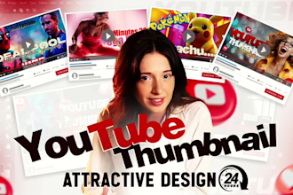 design the best youtube thumbnail