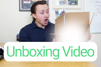 create an engaging unboxing video for your products