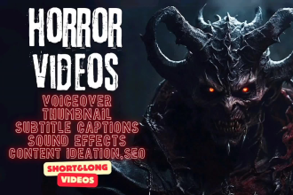 create horror scary narration video stories for youtube