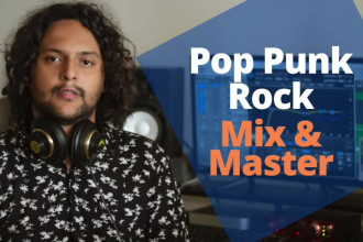 mix and master your pop punk rock music on logic pro x