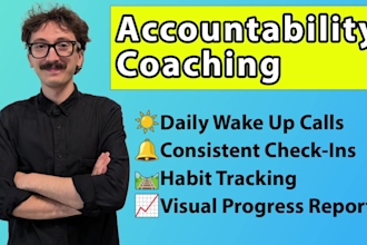 wake you up with wake up calls and accountability coaching
