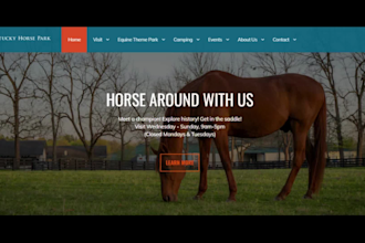 equestrian website horse training website content write horse leads landing page
