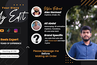 create talking head reels like alex hormozi, ali abdaal
