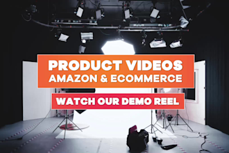 create your product video for amazon or any  ecommerce store