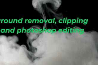do background removal, clipping path and photoshop editing