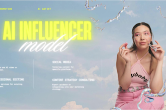 create ai influencer model video to promote your product or brands