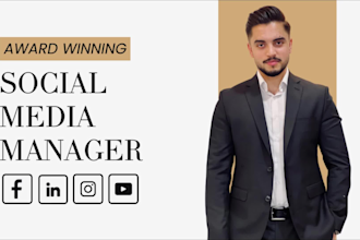 be your social media marketing manager and content creator youtube specialist